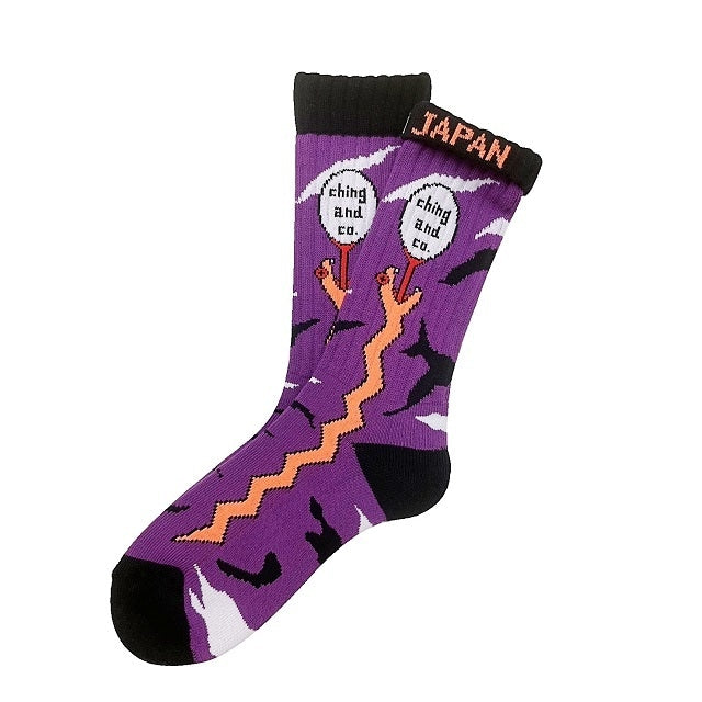 ching&co カモヘビ 紫色 PURPLE