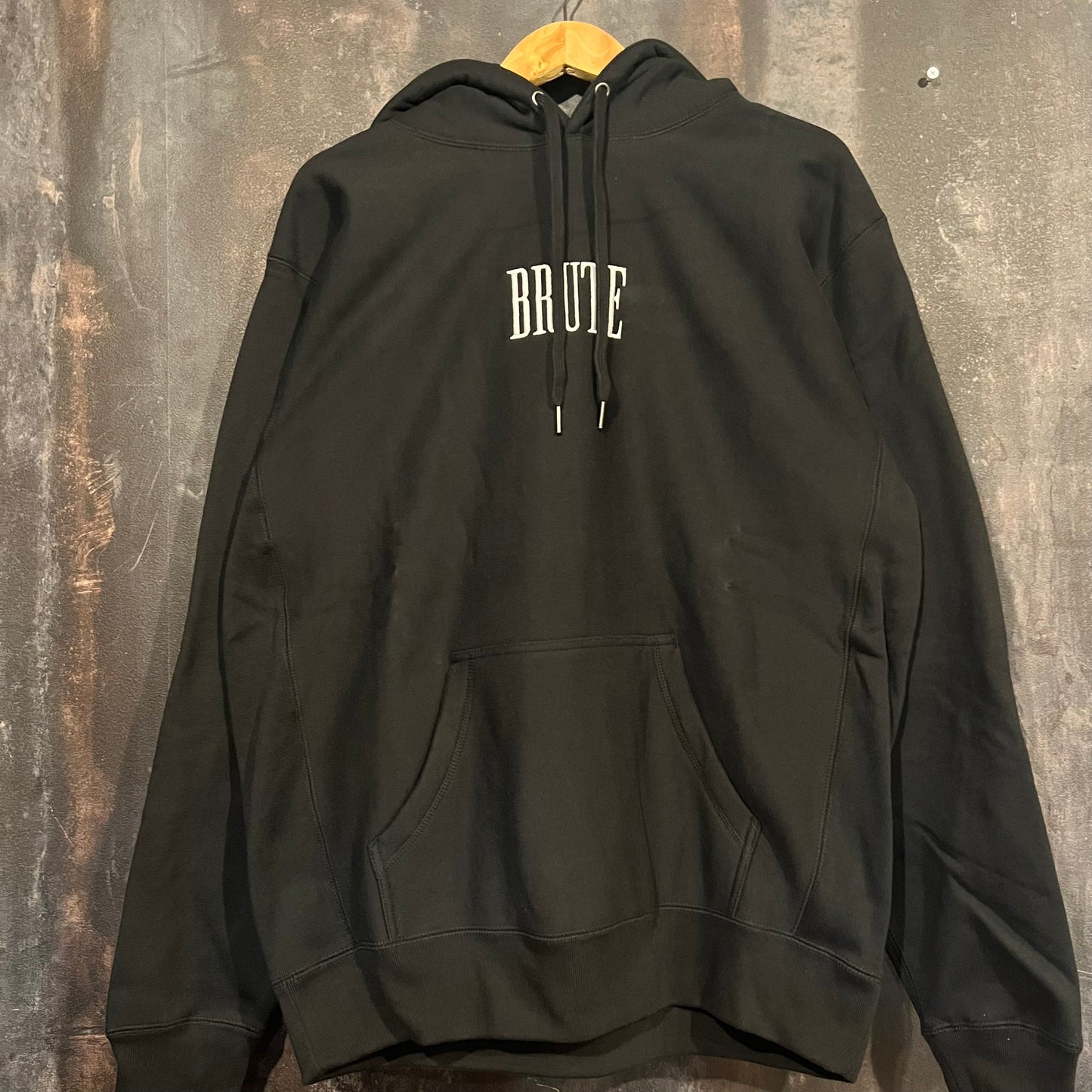 BRUTE OG EMBROID HOODIE Black