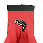 "爆釣 -black bass- " Socks チンアンドコー 靴下 ソックス ching&co.