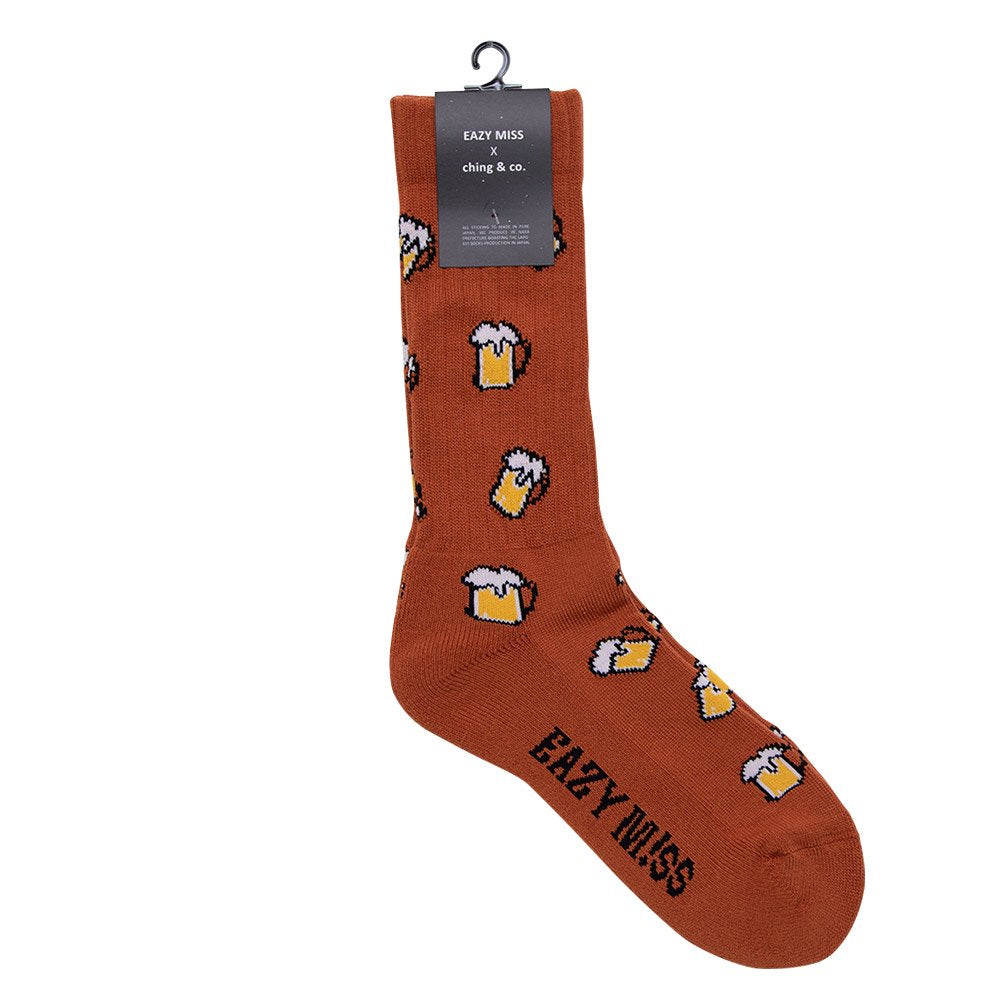 EAZY MISS Beer socks /チンアンドコー 靴下 ソックス ching&co. Renga イージーミス