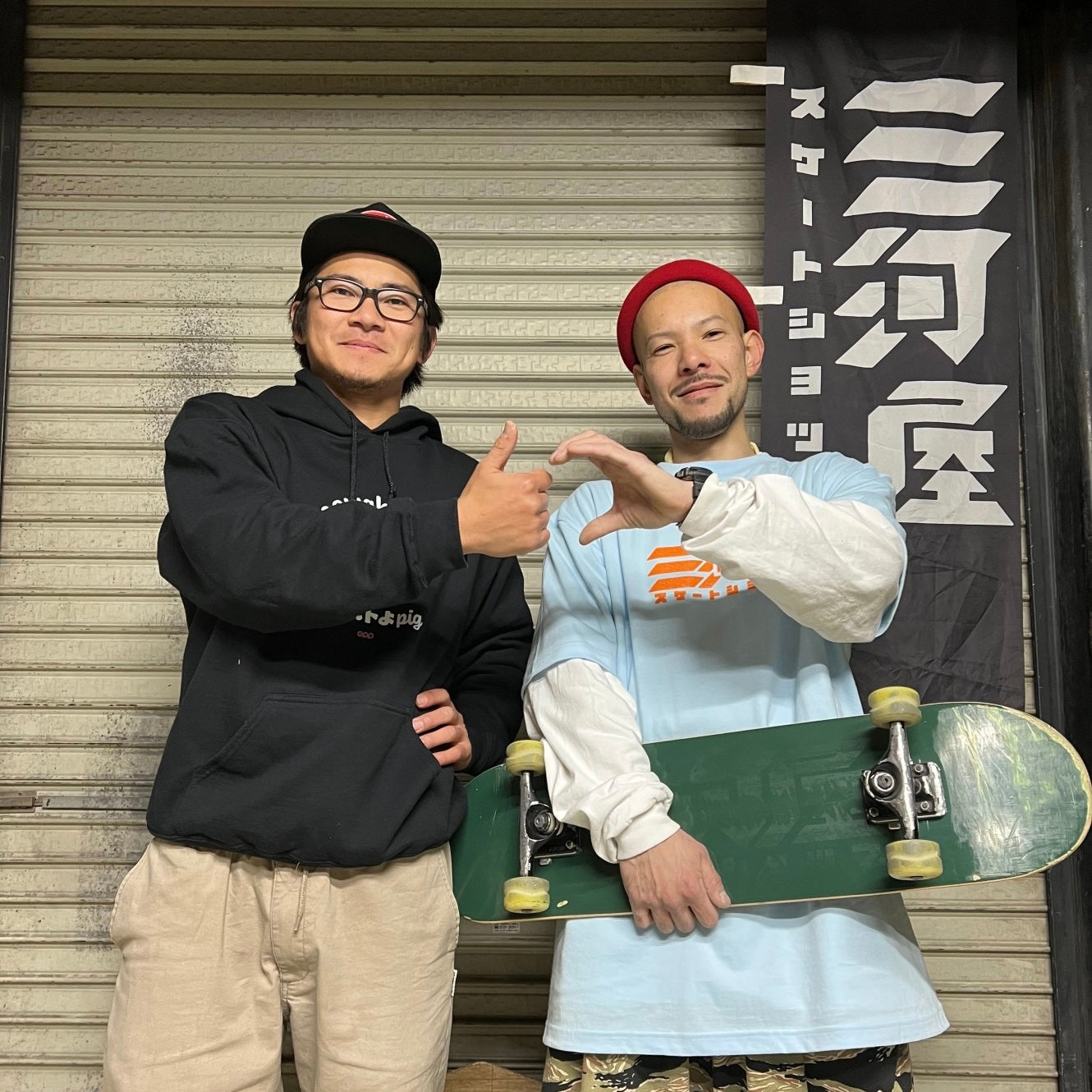 三河屋Tシャツ hidecomply カラー