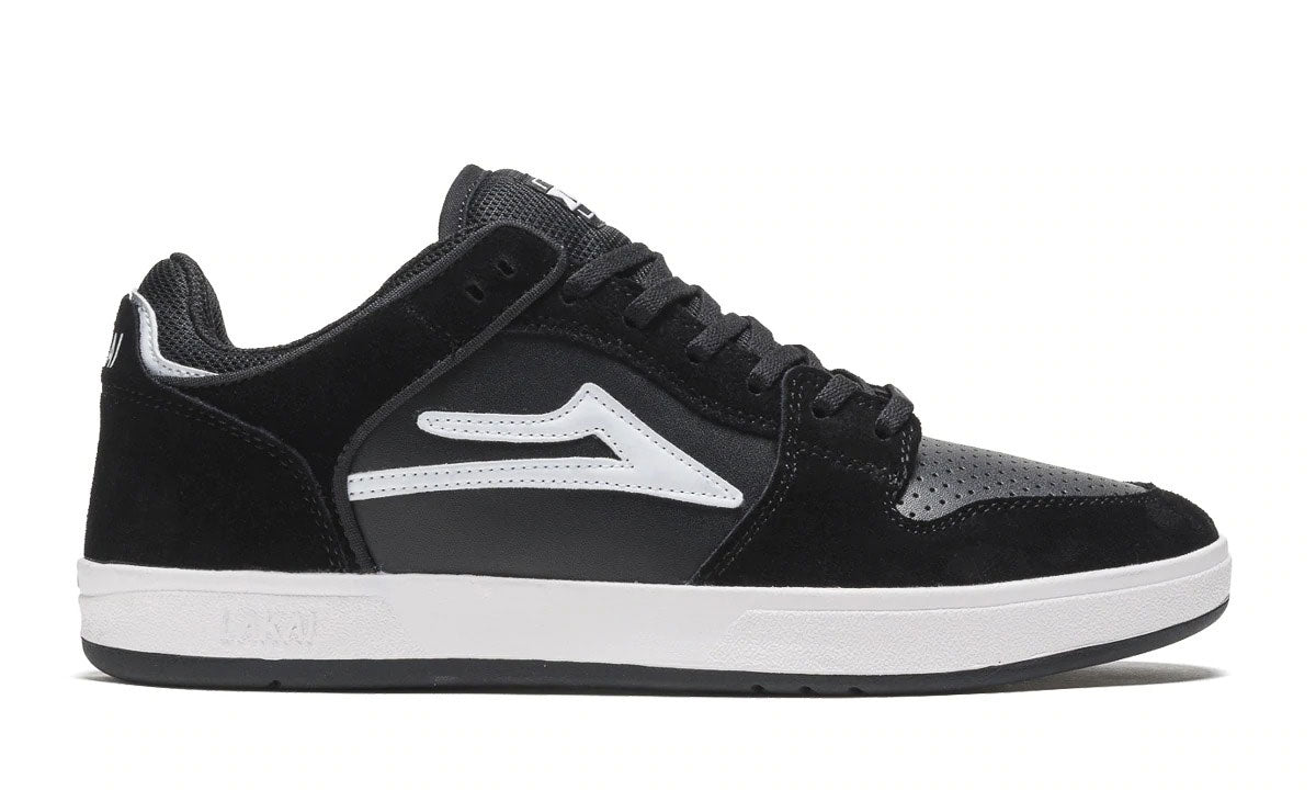 LAKAI TELFORD LOW BLACK/WHITE SUEDE