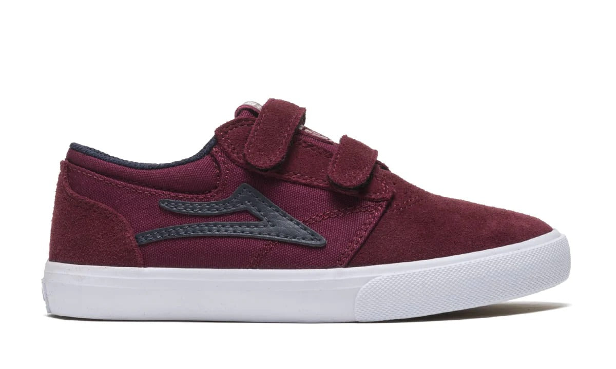 LAKAI GRIFFIN KIDS BURGUNDY/NAVY SUEDE
