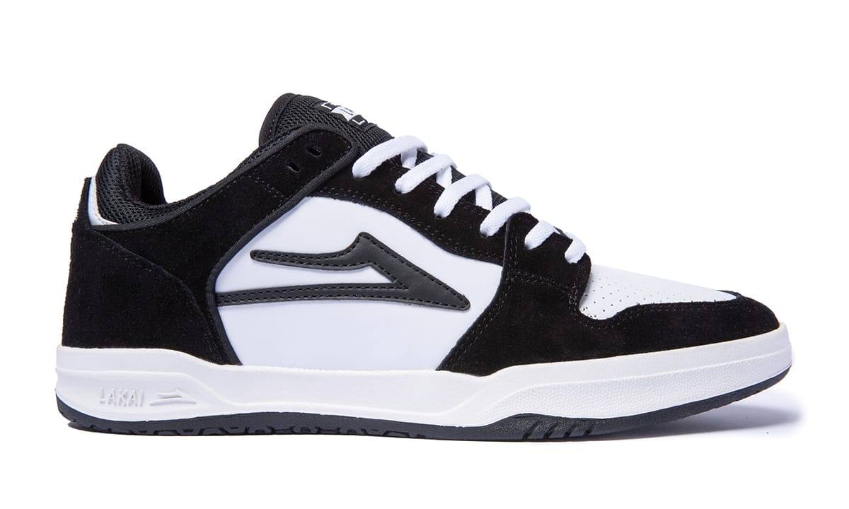 LAKAI TELFORD LOW BLACK/WHITE SUEDE