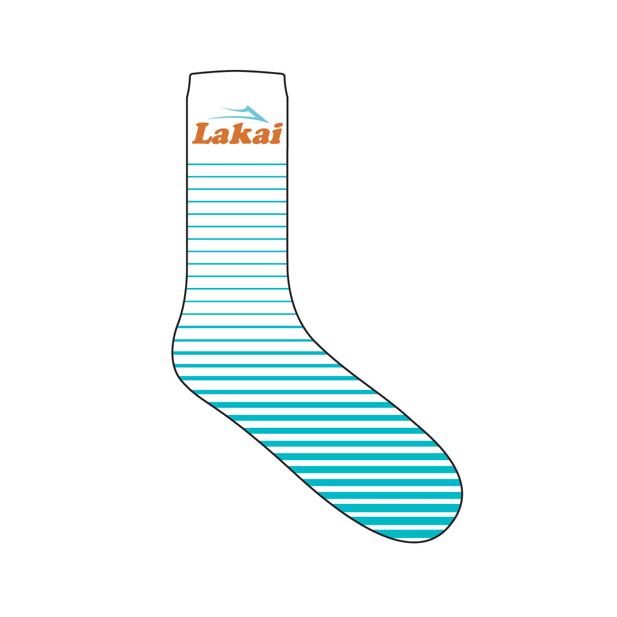 LAKAI WELSH CREW SOCK WHITE