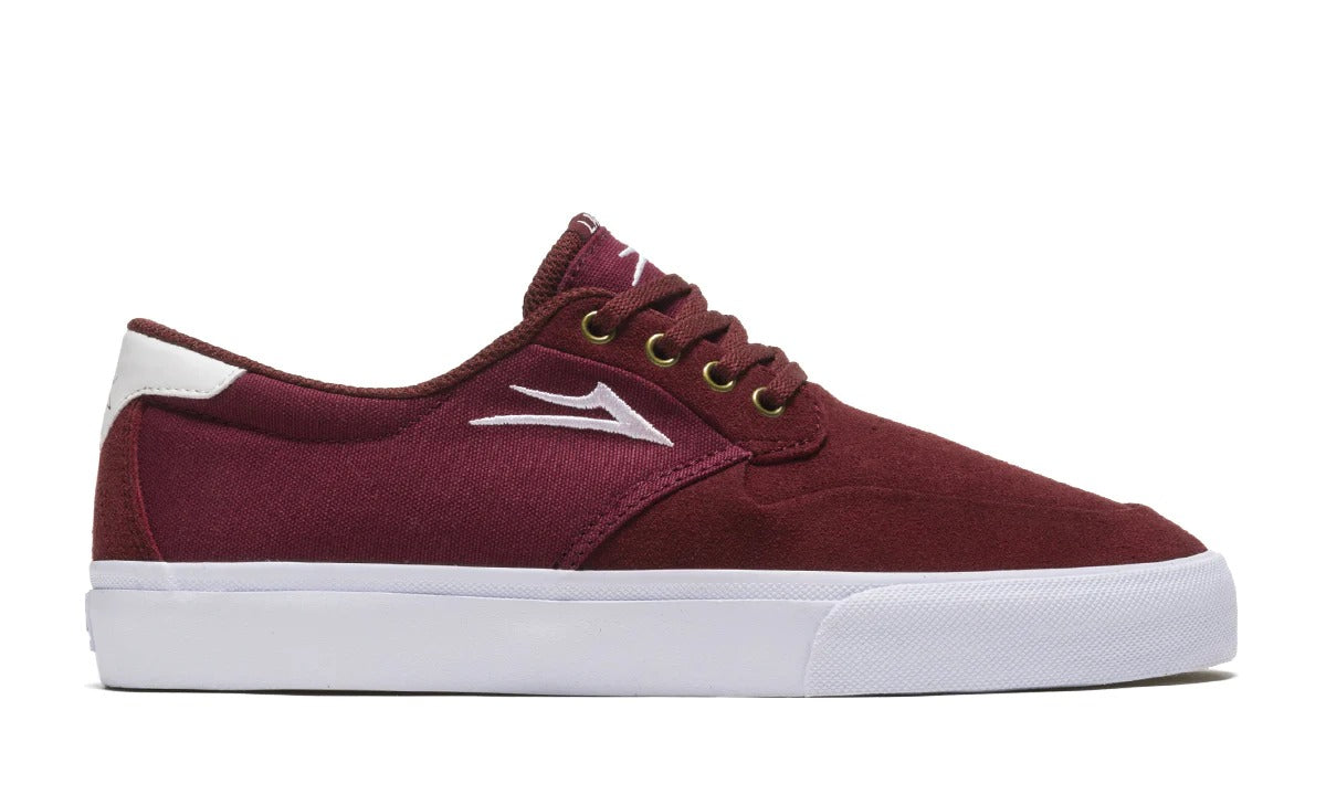 LAKAI RILEY 3 BURGUNDY SUEDE