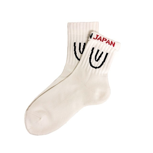 "Symbol Short -white-" Socks チンアンドコー　靴下　ソックス ching&co.