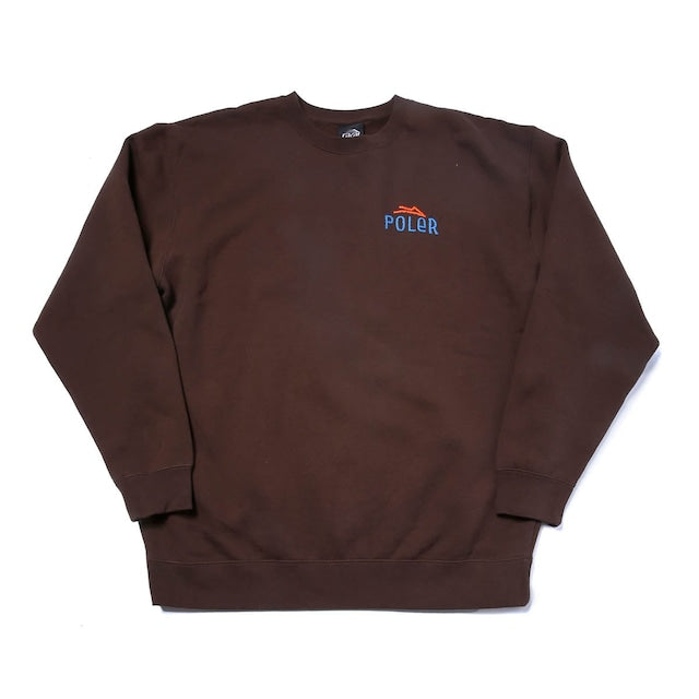 LAKAI POLER LAKAI VIBES CREWNECK CHOCOLATE