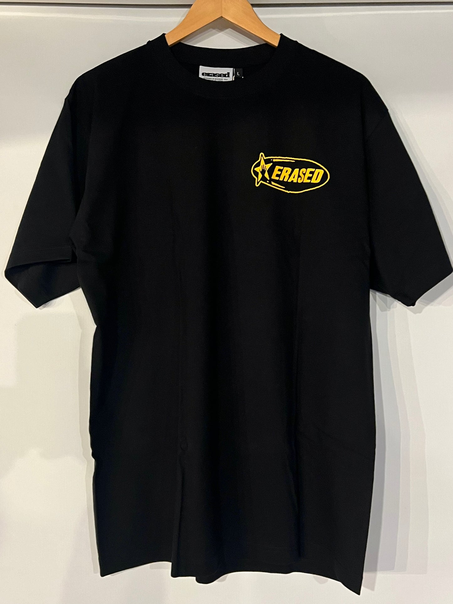 ERASED Tシャツ半袖　BLACK