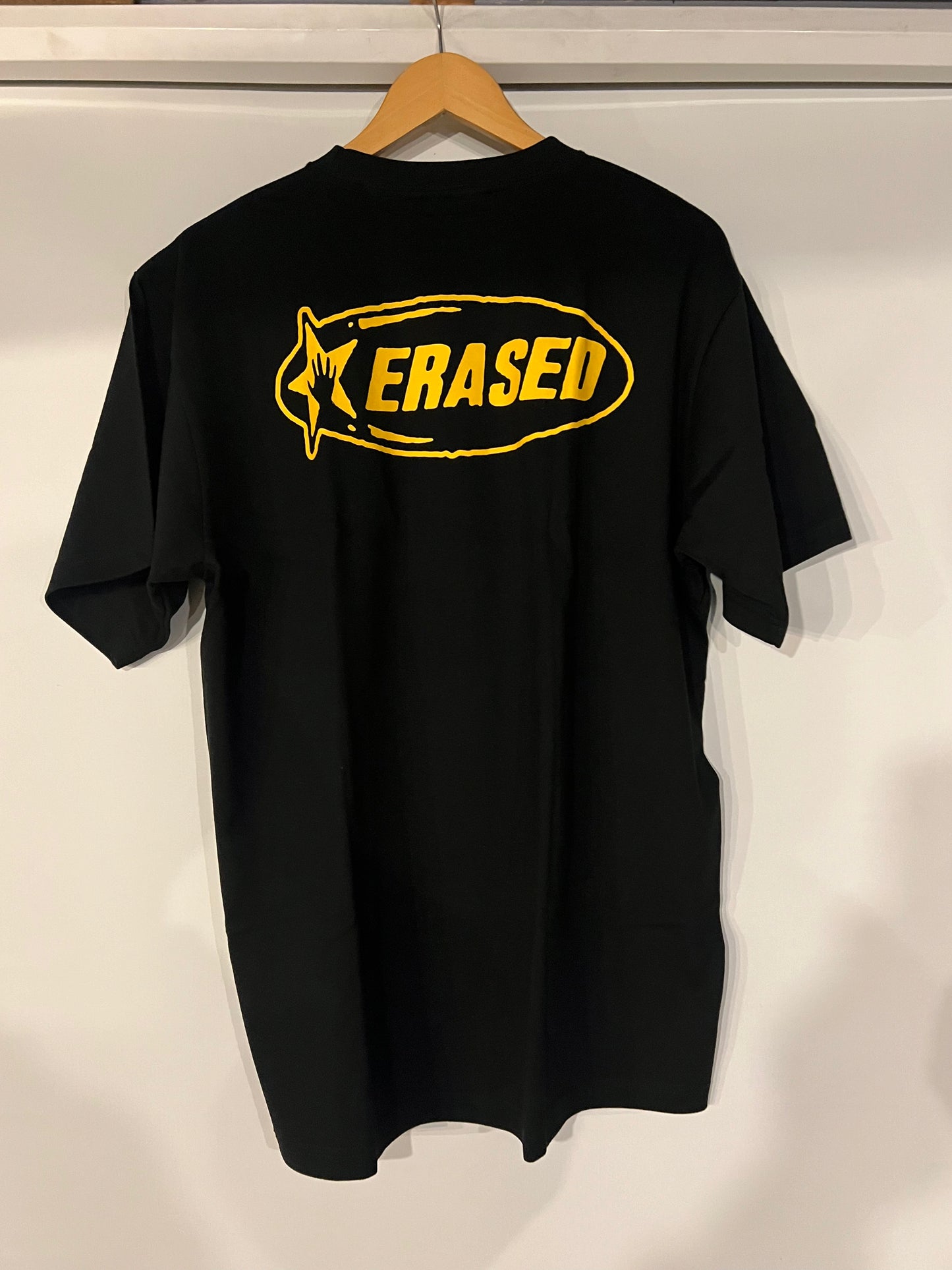 ERASED Tシャツ半袖　BLACK