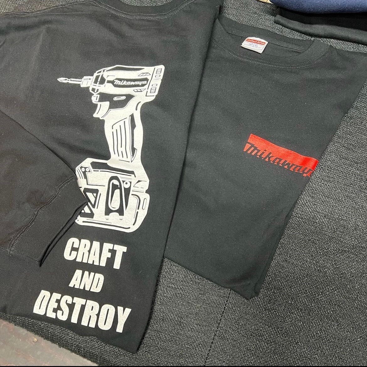 三河屋 CRAFT AND DESTROY T-shirts
