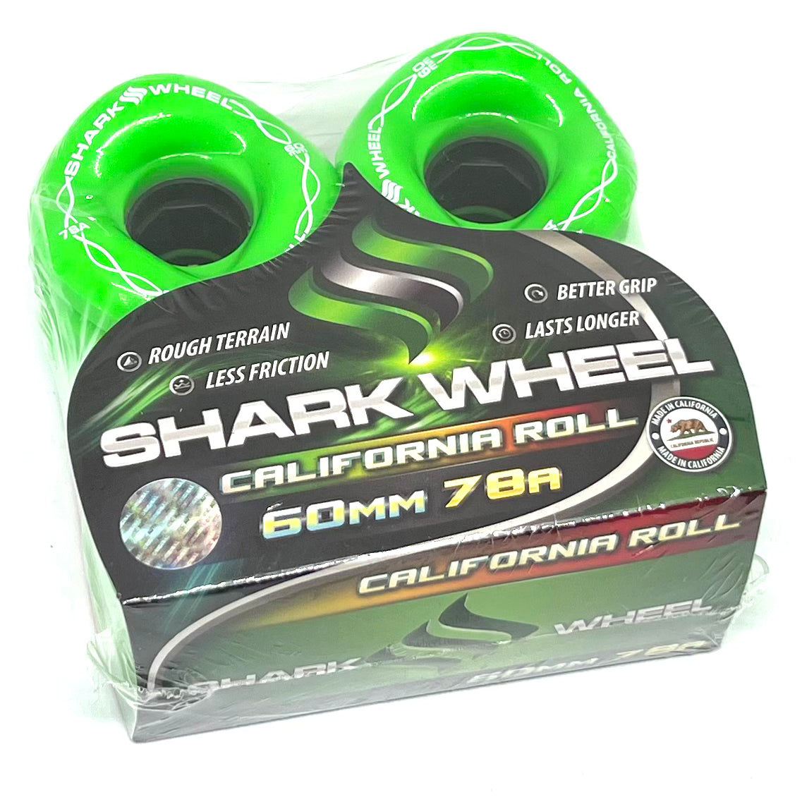 Shark Wheel CaliforniaRoll 60mm GREEN グリーン シャークウィール　