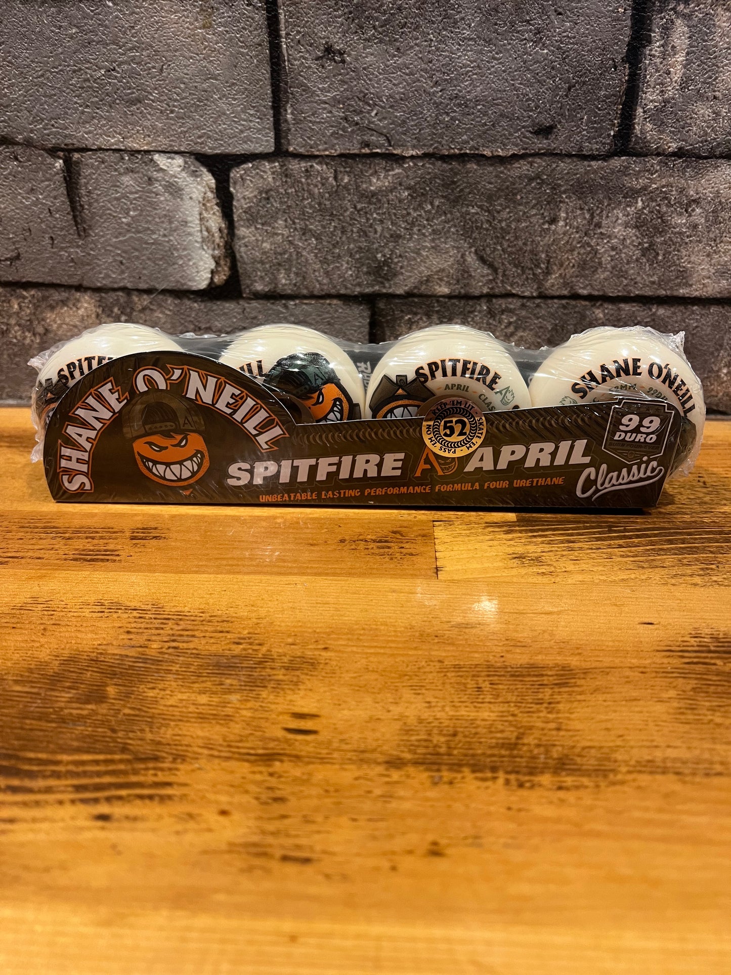 SPITFIRE WHEELS FORMULA FOUR APRIL SHANE O'NEILL