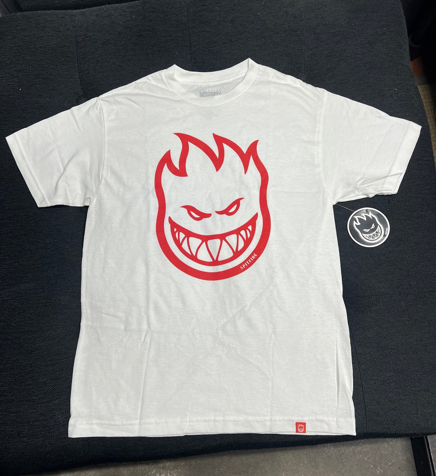 SPITFIRE Tシャツ　BIGHEAD  WHITE/RED　Mサイズ