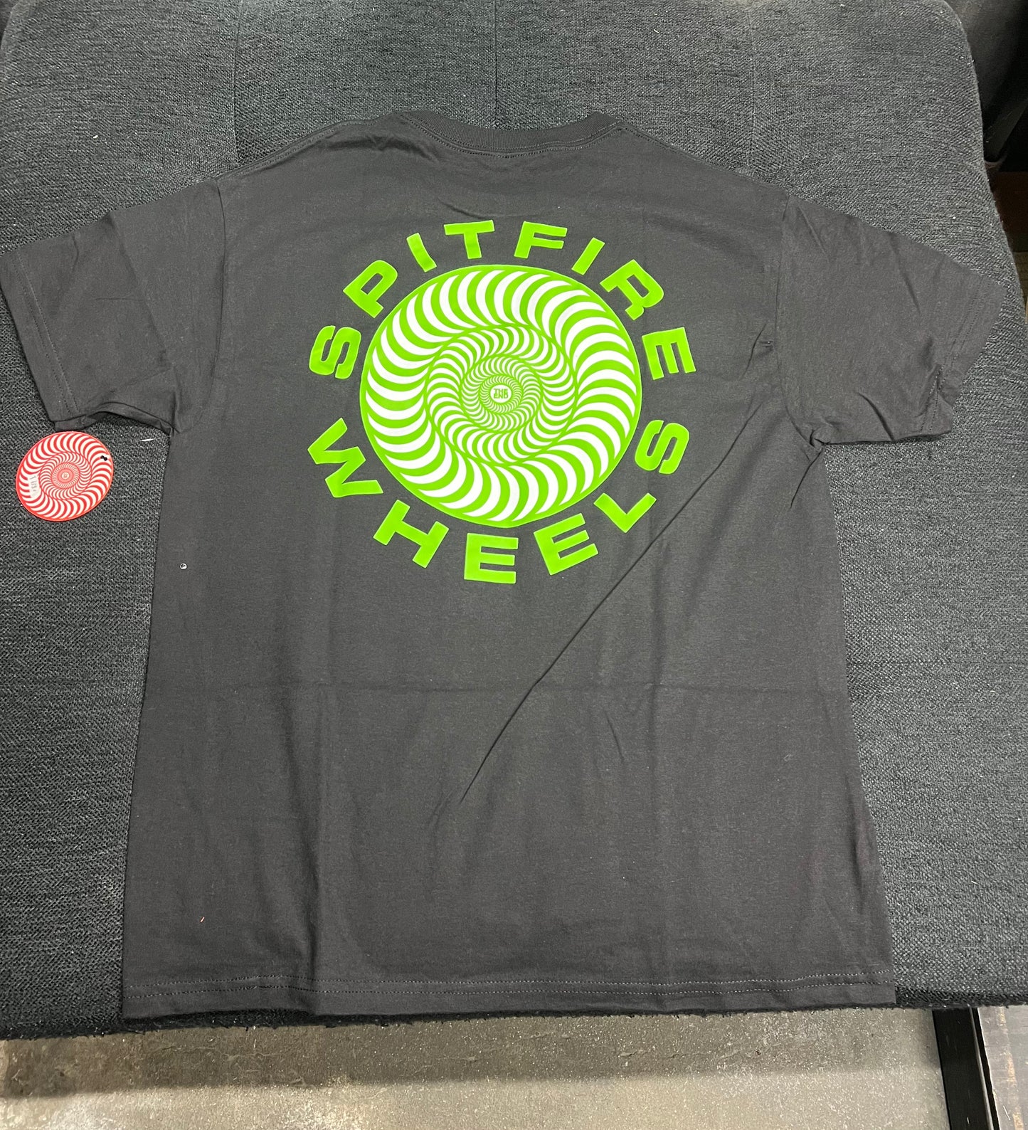 SPITFIRE Tシャツ BLACK/GREEN　Lサイズ