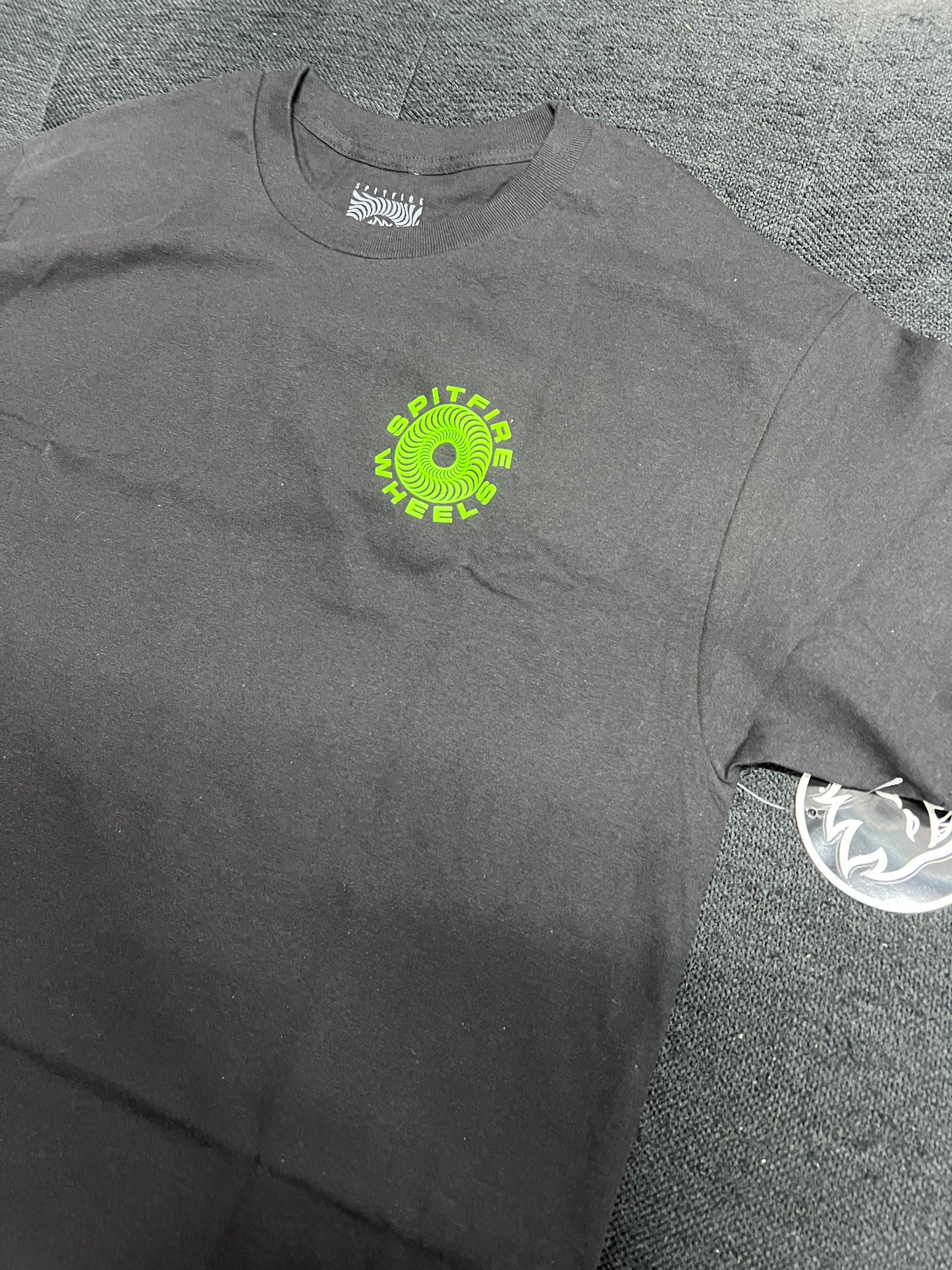 SPITFIRE Tシャツ BLACK/GREEN　Lサイズ