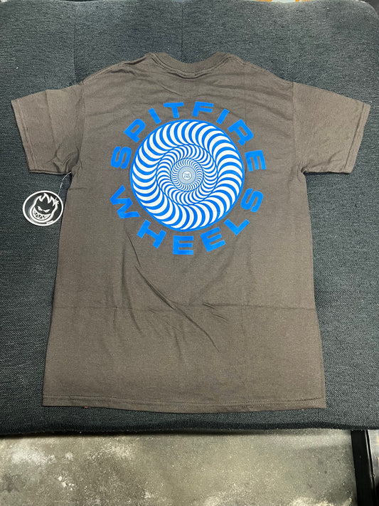 SPITFIRE Tシャツ　BROWN/BLUE Mサイズ