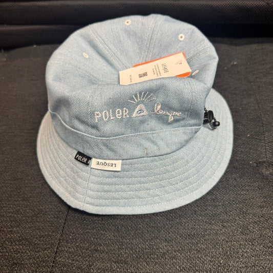 POLER × LESQUE Bucket Hat  ice blue