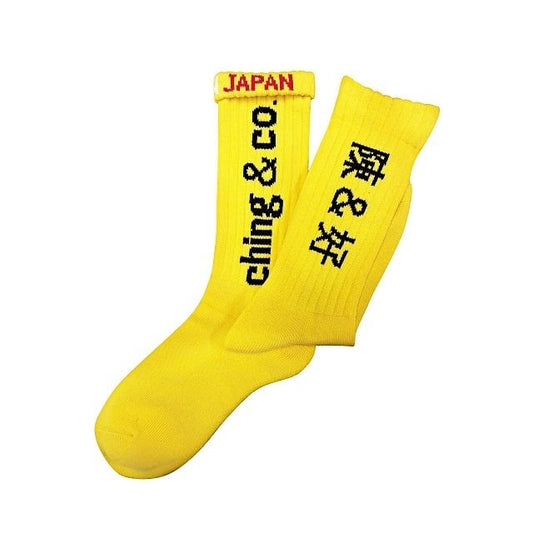 "Kung-Fu -yellow-" Socks チンアンドコー　靴下　ソックス ching&co.